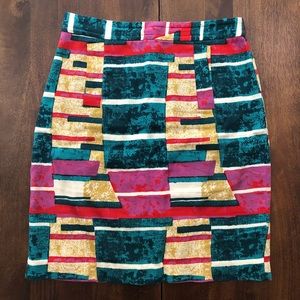 Anthropologie Dolce Vita Patterned Pencil Skirt 8